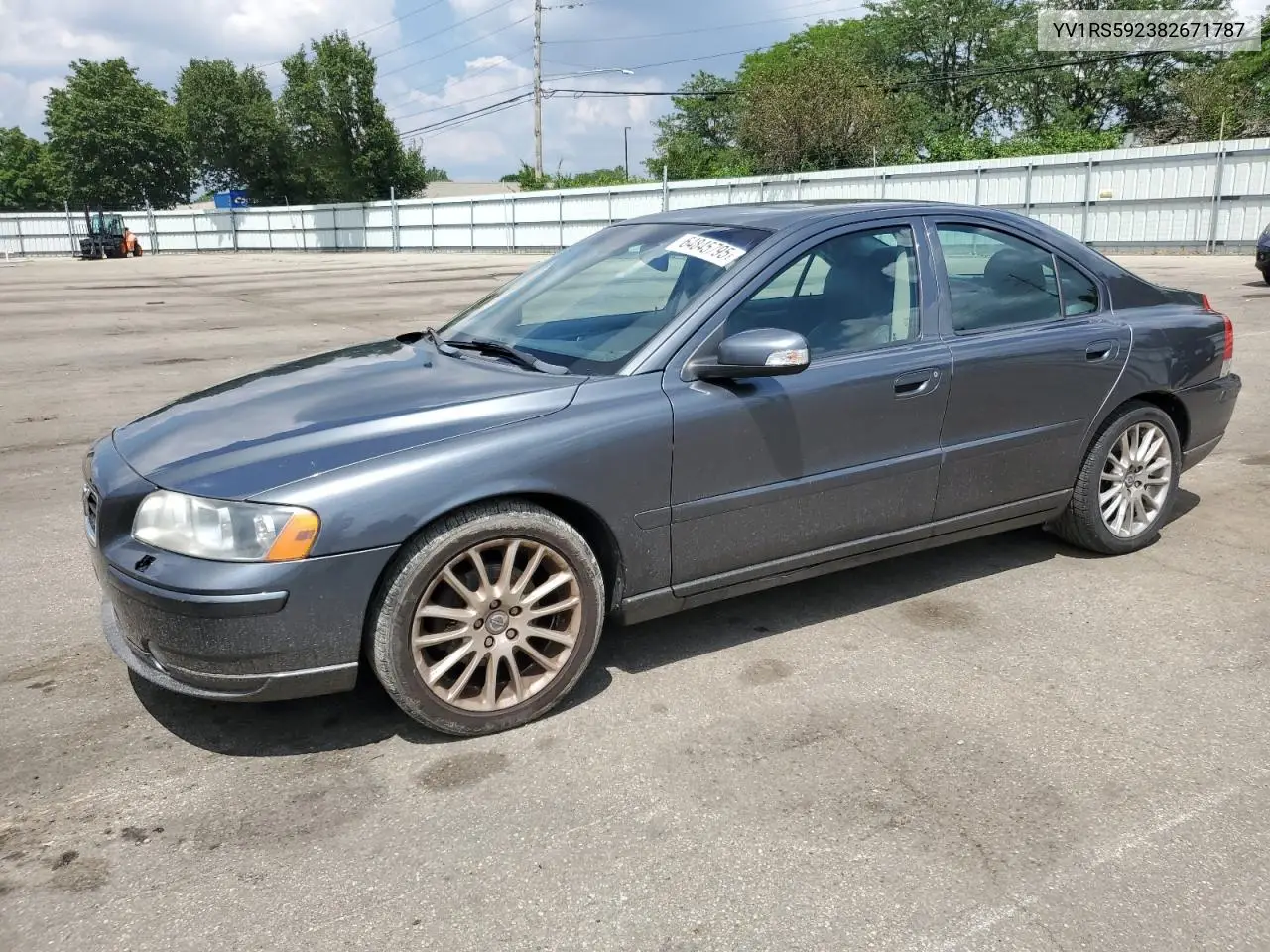 2008 Volvo S60 2.5T VIN: YV1RS592382671787 Lot: 64845795