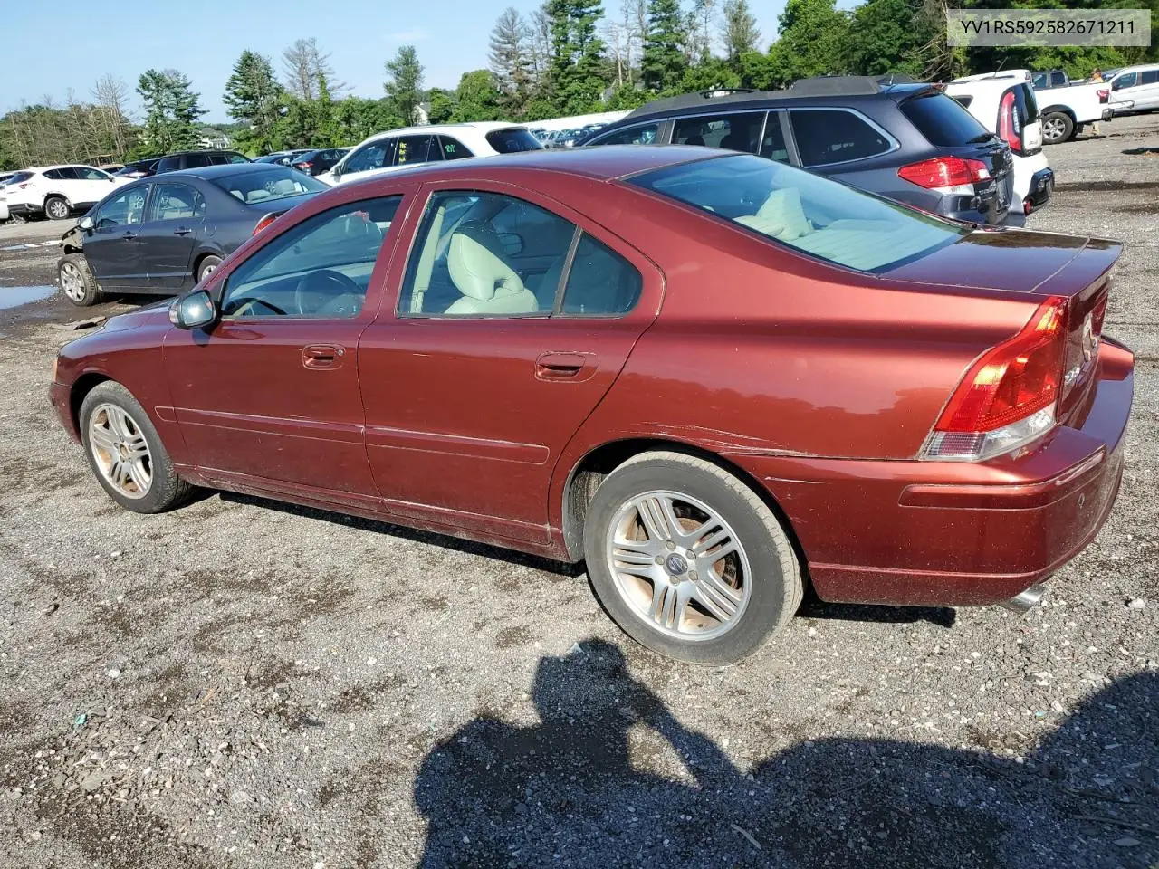 2008 Volvo S60 2.5T VIN: YV1RS592582671211 Lot: 65322665