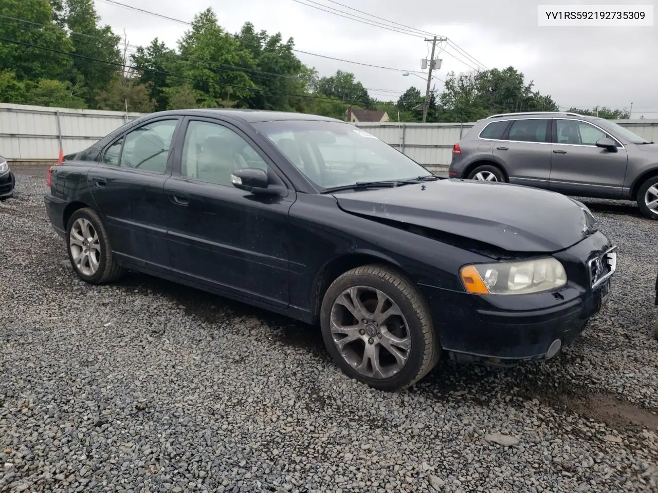 2009 Volvo S60 2.5T VIN: YV1RS592192735309 Lot: 61223095