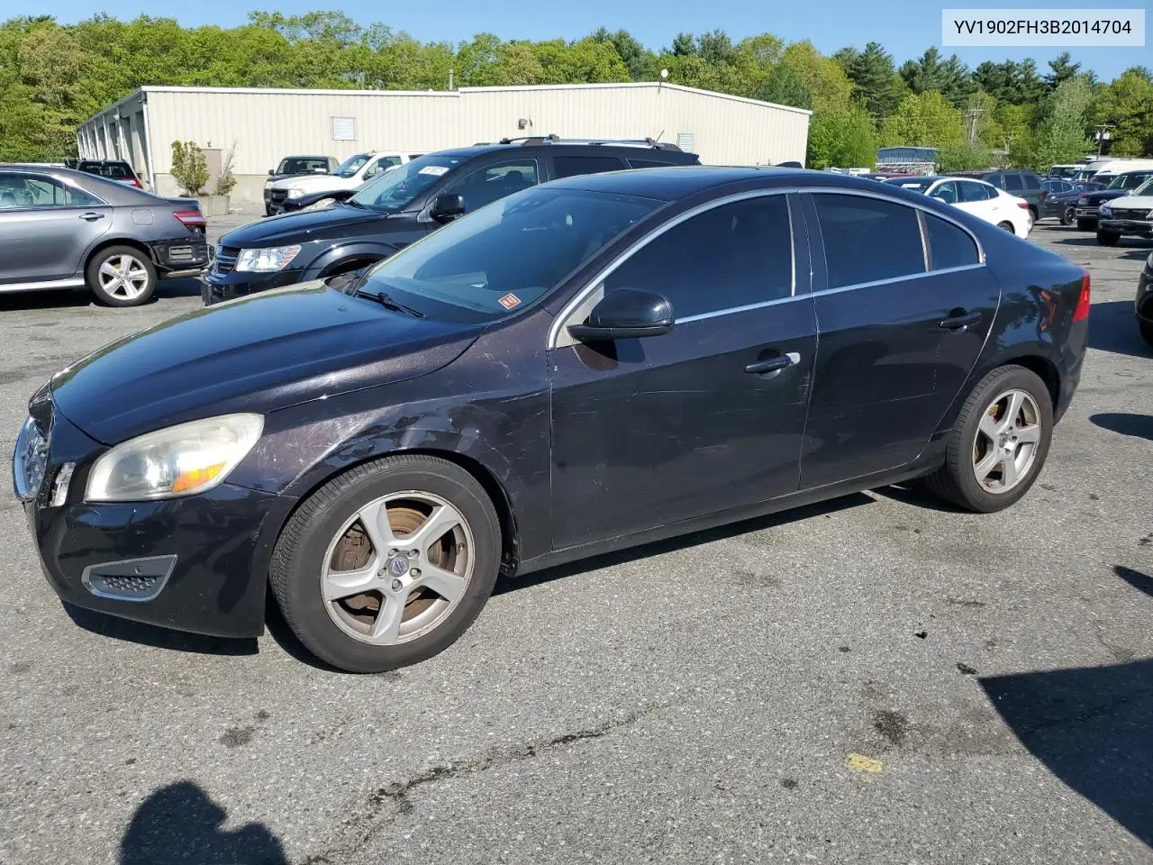 2011 Volvo S60 T6 VIN: YV1902FH3B2014704 Lot: 56225875