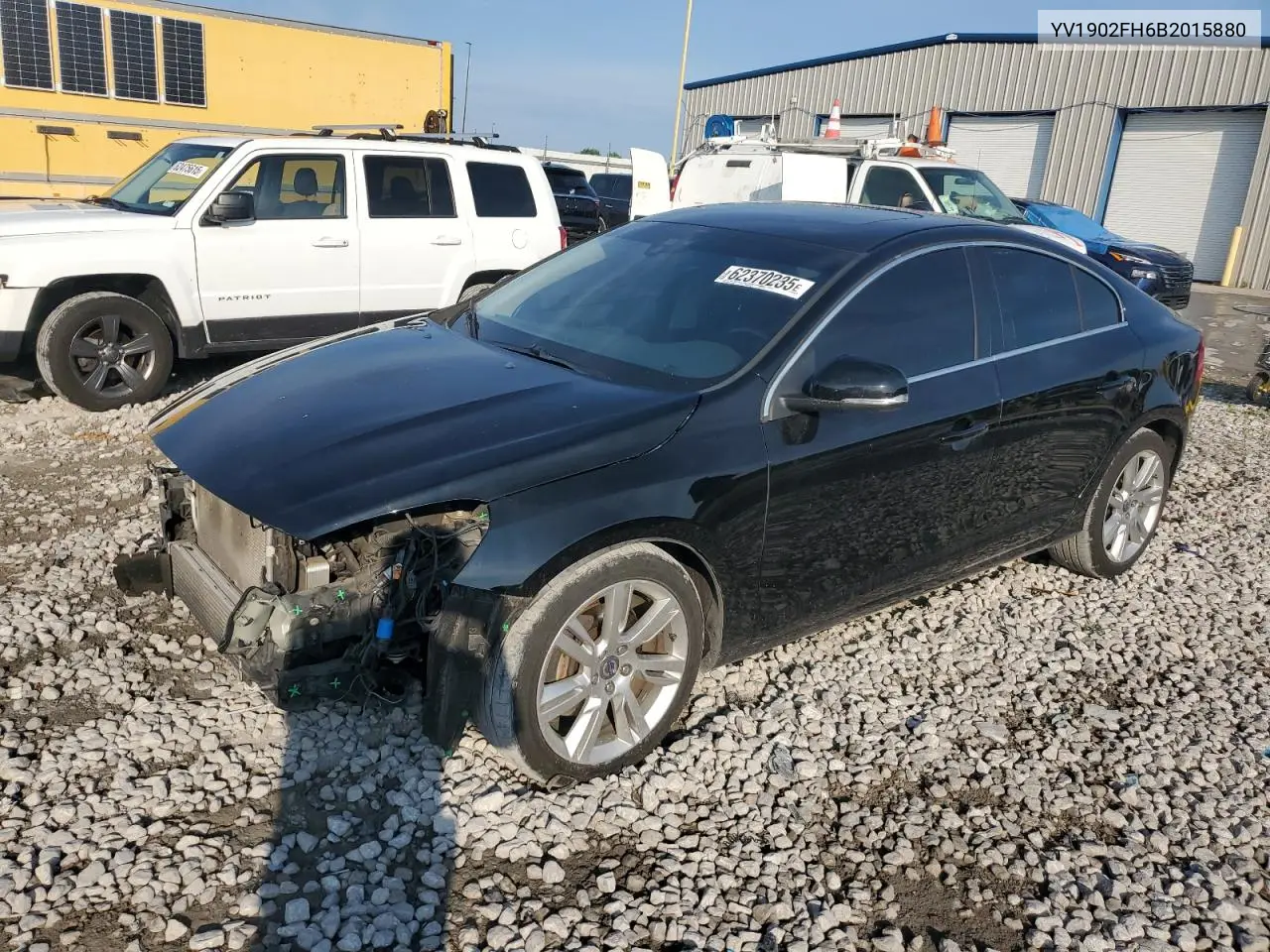 2011 Volvo S60 T6 VIN: YV1902FH6B2015880 Lot: 62370235