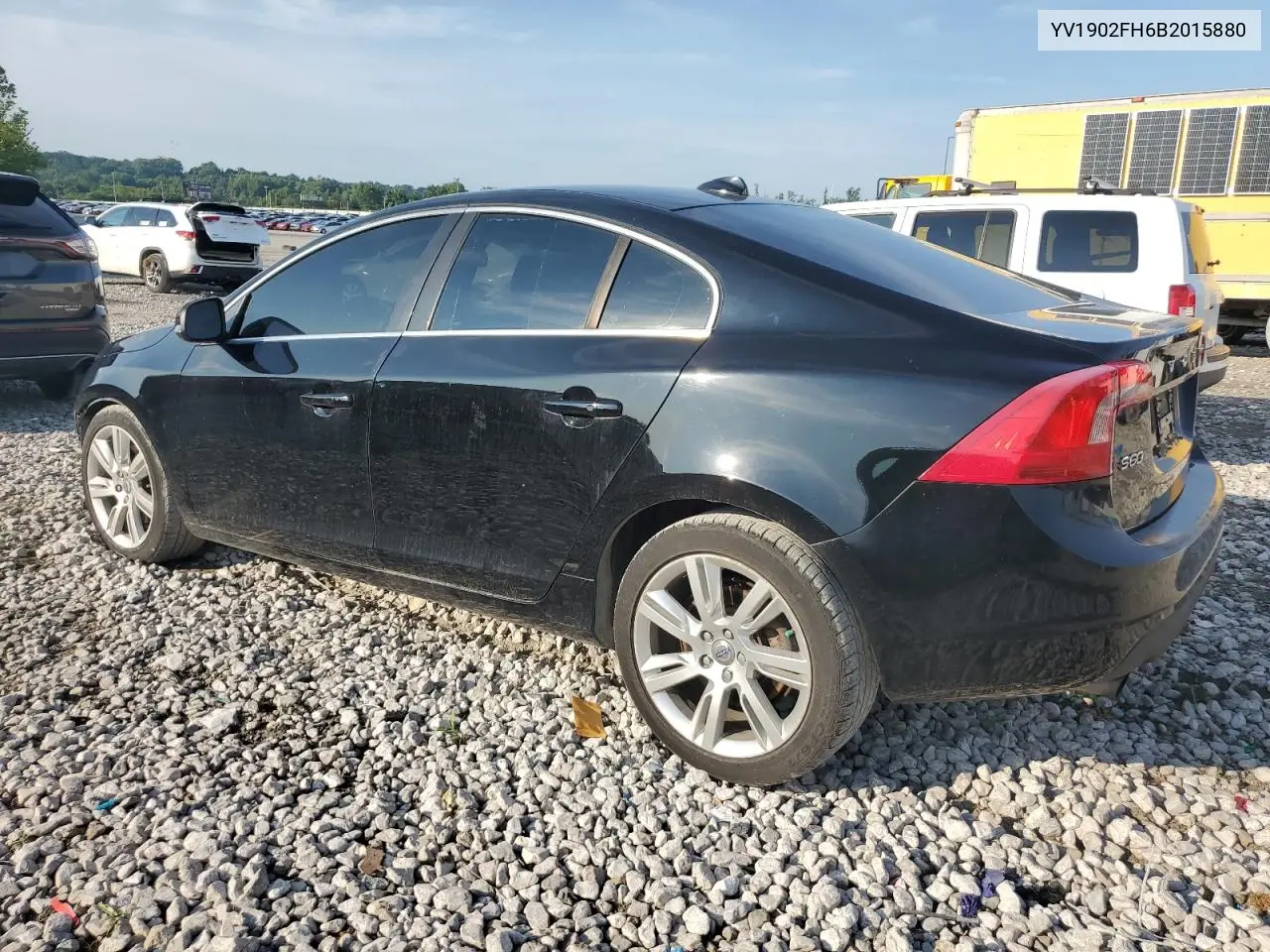 2011 Volvo S60 T6 VIN: YV1902FH6B2015880 Lot: 62370235