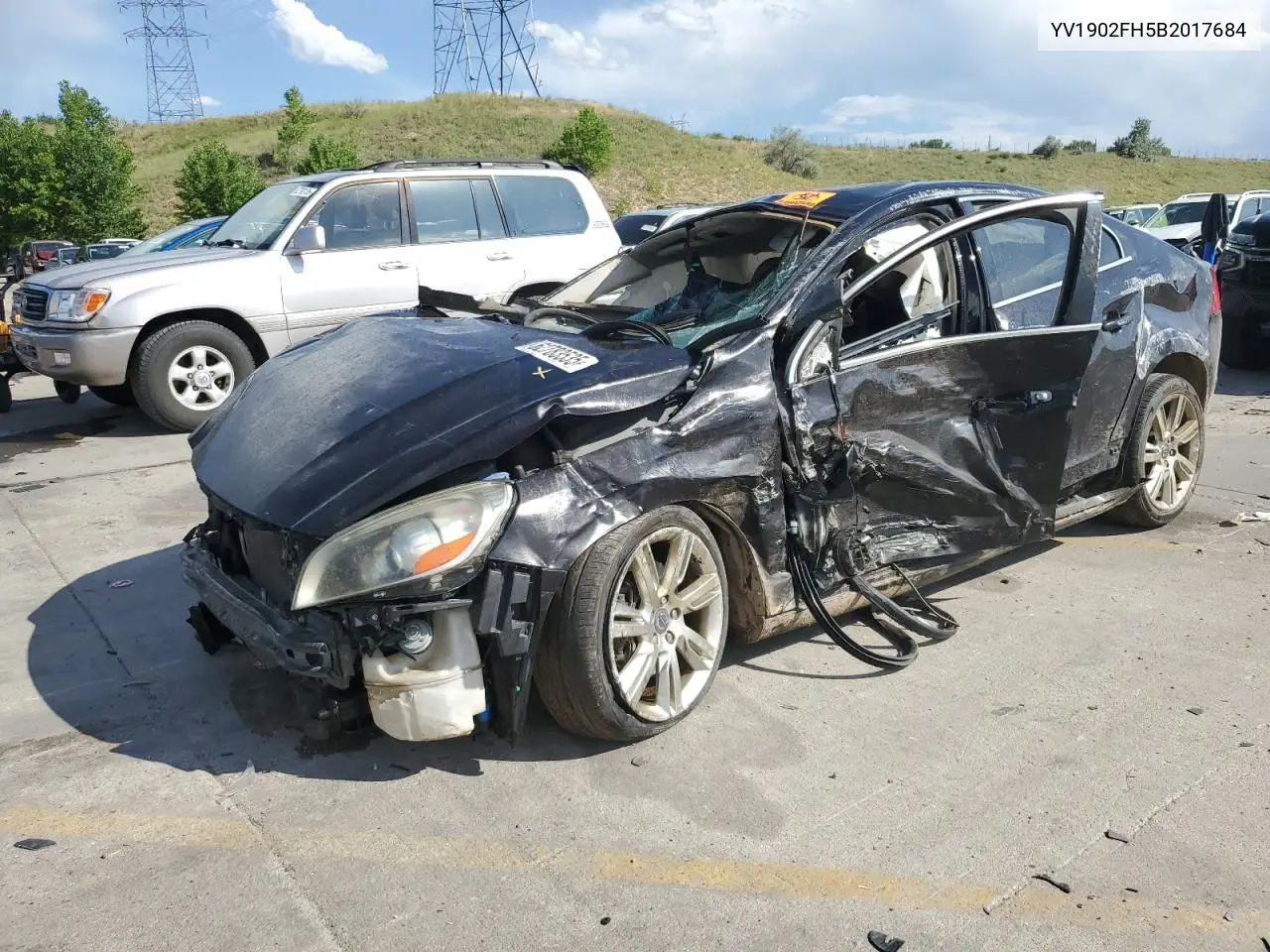 2011 Volvo S60 T6 VIN: YV1902FH5B2017684 Lot: 62783535