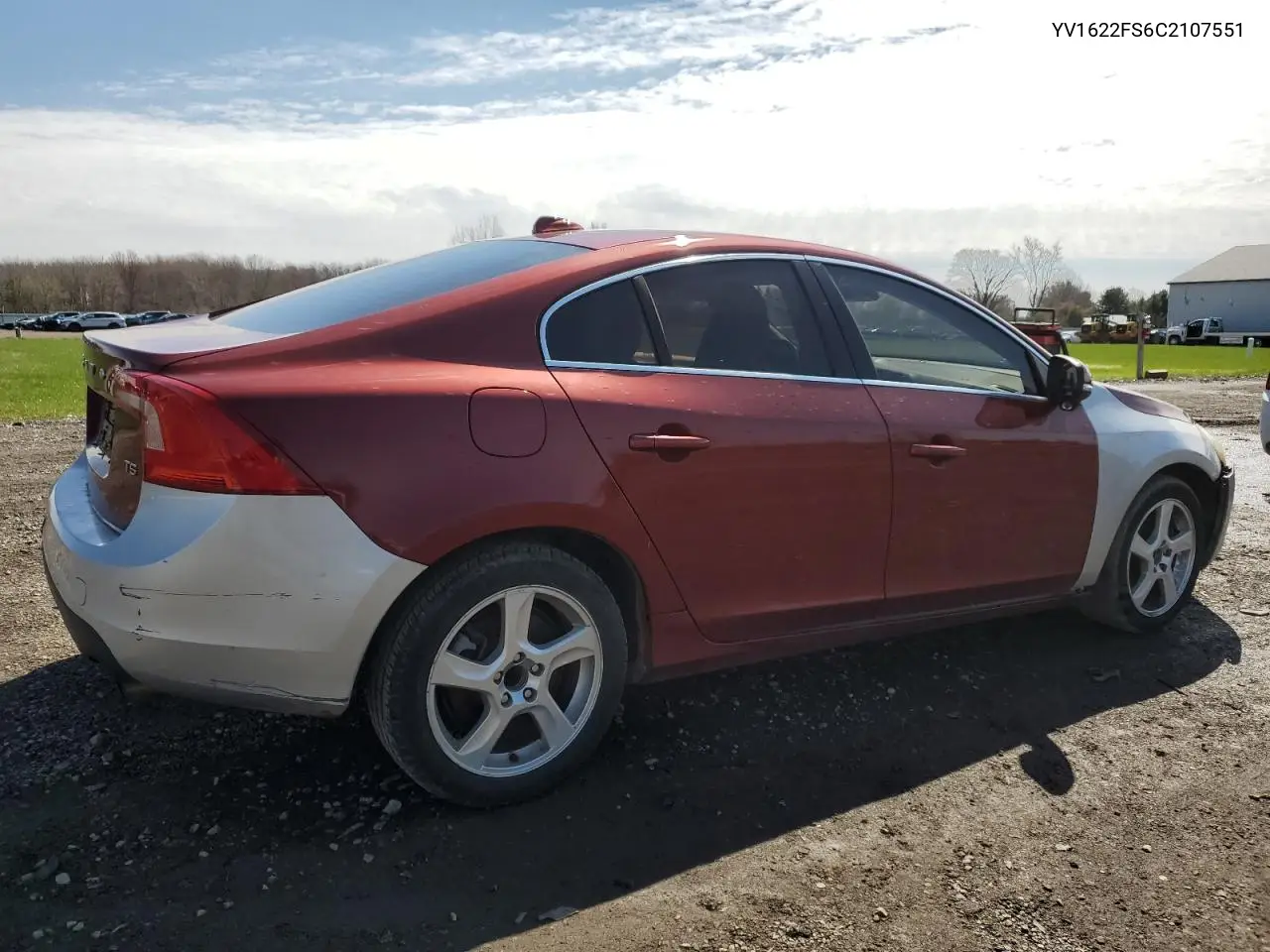 2012 Volvo S60 T5 VIN: YV1622FS6C2107551 Lot: 47631535