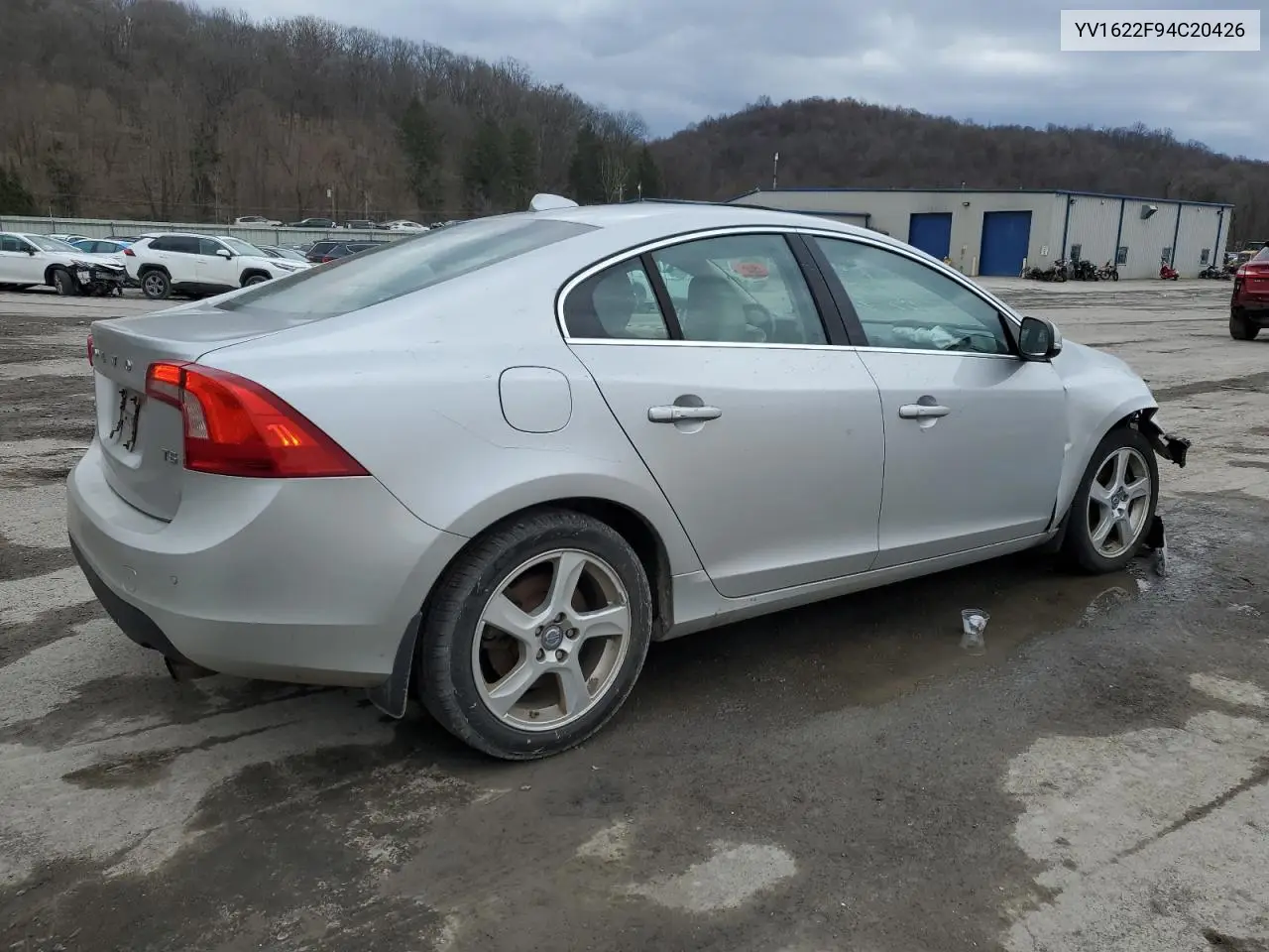 2012 Volvo S60 T5 VIN: YV1622FS4C2042666 Lot: 50059565
