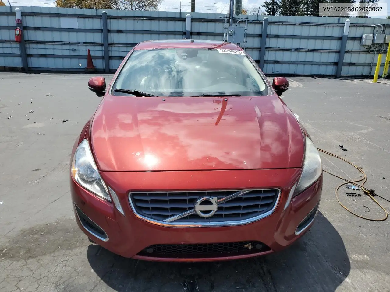 2012 Volvo S60 T5 VIN: YV1622FS4C2093052 Lot: 52204875