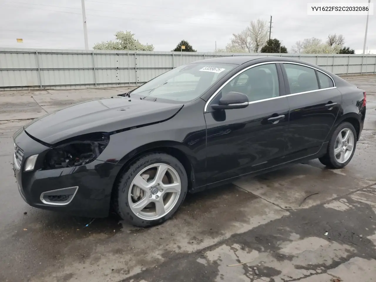 2012 Volvo S60 T5 VIN: YV1622FS2C2032086 Lot: 53099675