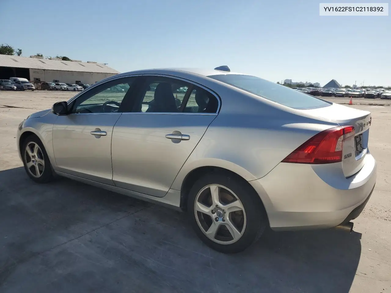 2012 Volvo S60 T5 VIN: YV1622FS1C2118392 Lot: 56508745