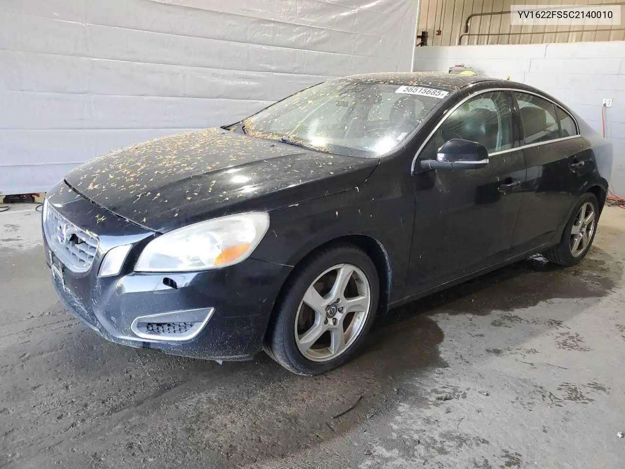 2012 Volvo S60 T5 VIN: YV1622FS5C2140010 Lot: 56515685