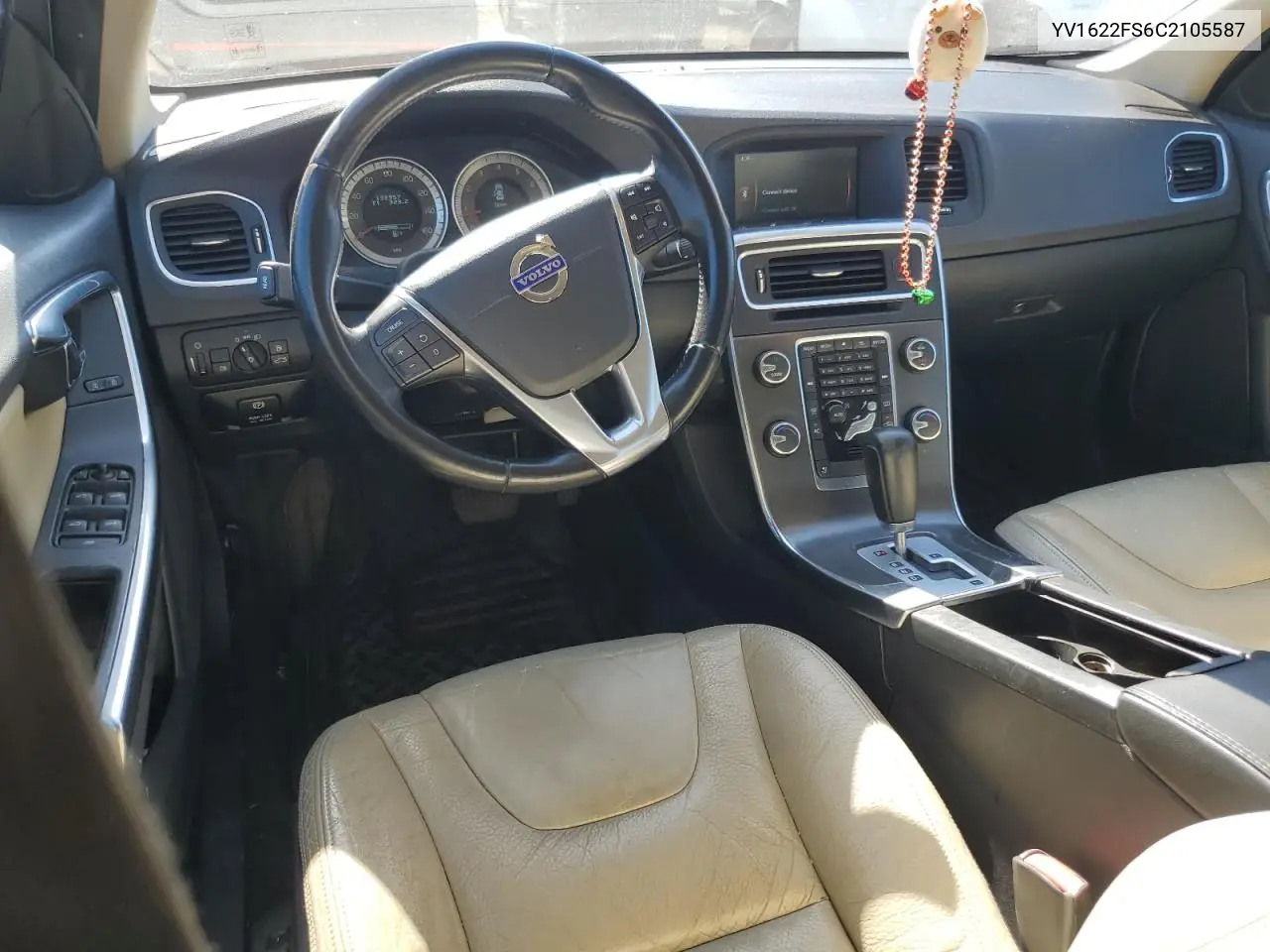 2012 Volvo S60 T5 VIN: YV1622FS6C2105587 Lot: 61008135