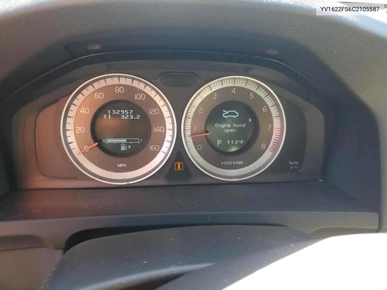 2012 Volvo S60 T5 VIN: YV1622FS6C2105587 Lot: 61008135