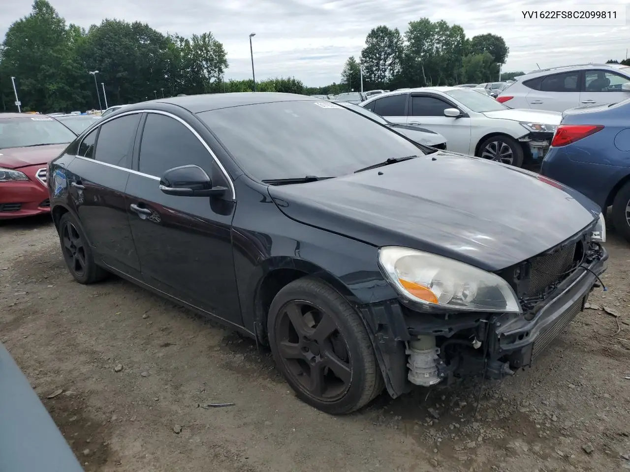 2012 Volvo S60 T5 VIN: YV1622FS8C2099811 Lot: 61193875