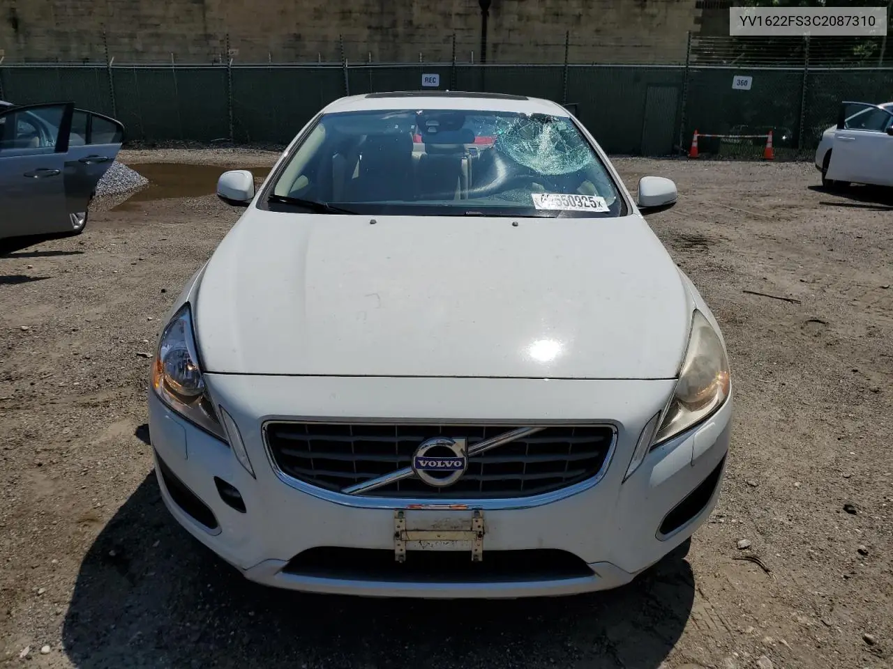 2012 Volvo S60 T5 VIN: YV1622FS3C2087310 Lot: 62550925