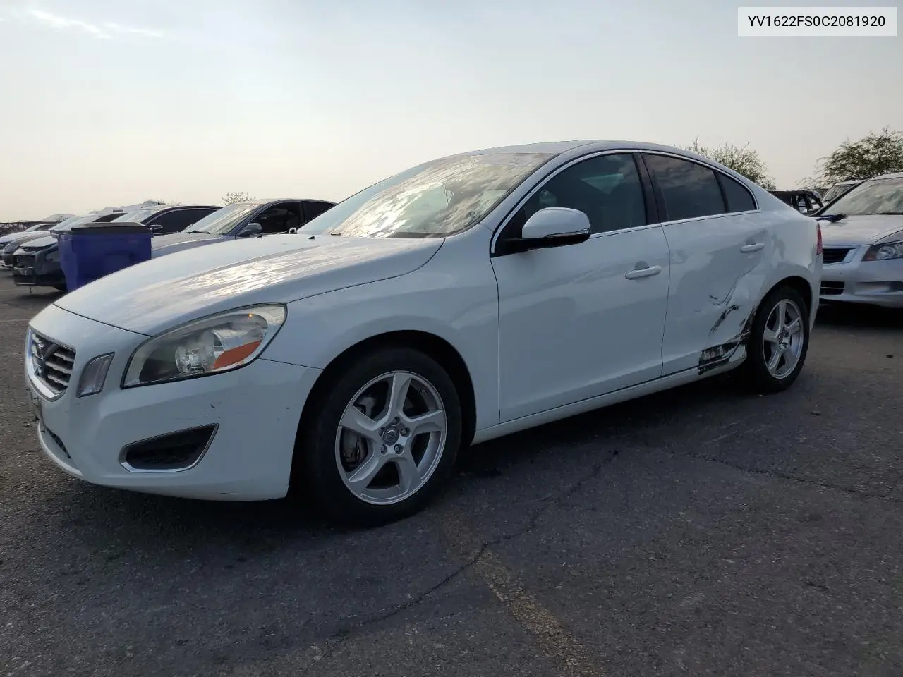 2012 Volvo S60 T5 VIN: YV1622FS0C2081920 Lot: 62650135