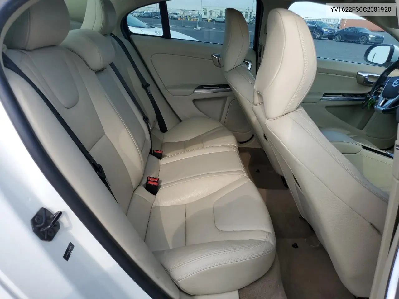 2012 Volvo S60 T5 VIN: YV1622FS0C2081920 Lot: 62650135