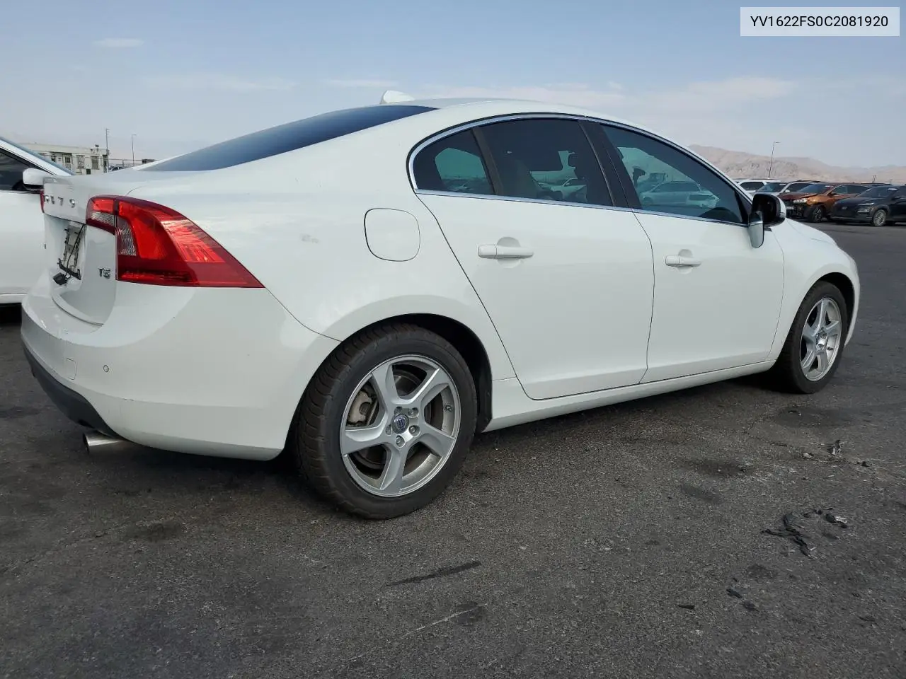 2012 Volvo S60 T5 VIN: YV1622FS0C2081920 Lot: 62650135