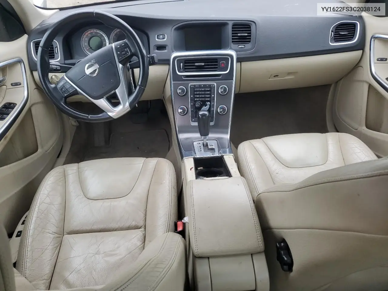 2012 Volvo S60 T5 VIN: YV1622FS3C2038124 Lot: 62677745