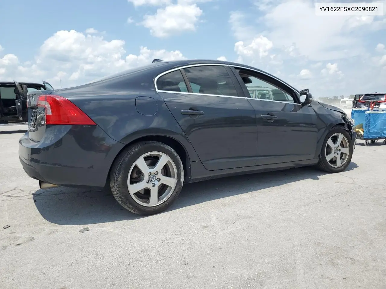 2012 Volvo S60 T5 VIN: YV1622FSXC2090821 Lot: 62723975
