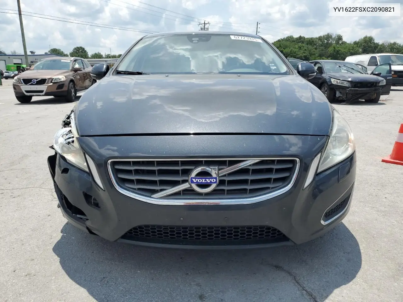 2012 Volvo S60 T5 VIN: YV1622FSXC2090821 Lot: 62723975