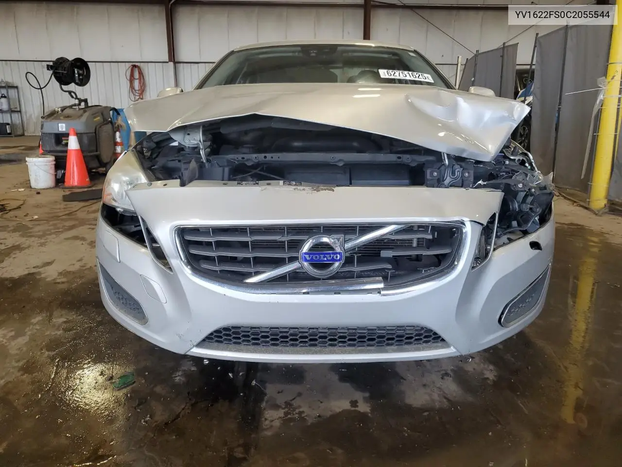 2012 Volvo S60 T5 VIN: YV1622FS0C2055544 Lot: 62751625