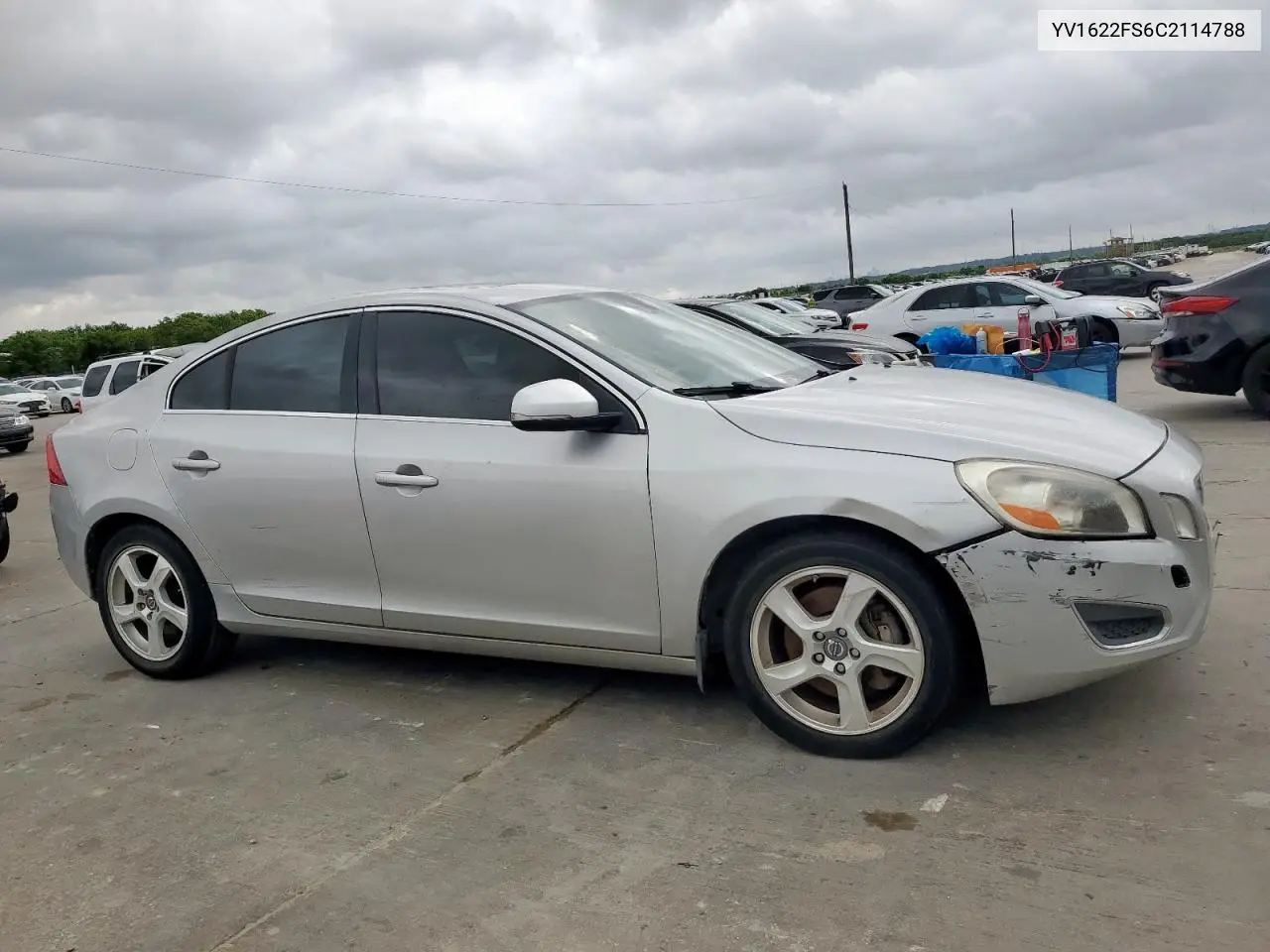 2012 Volvo S60 T5 VIN: YV1622FS6C2114788 Lot: 64247095