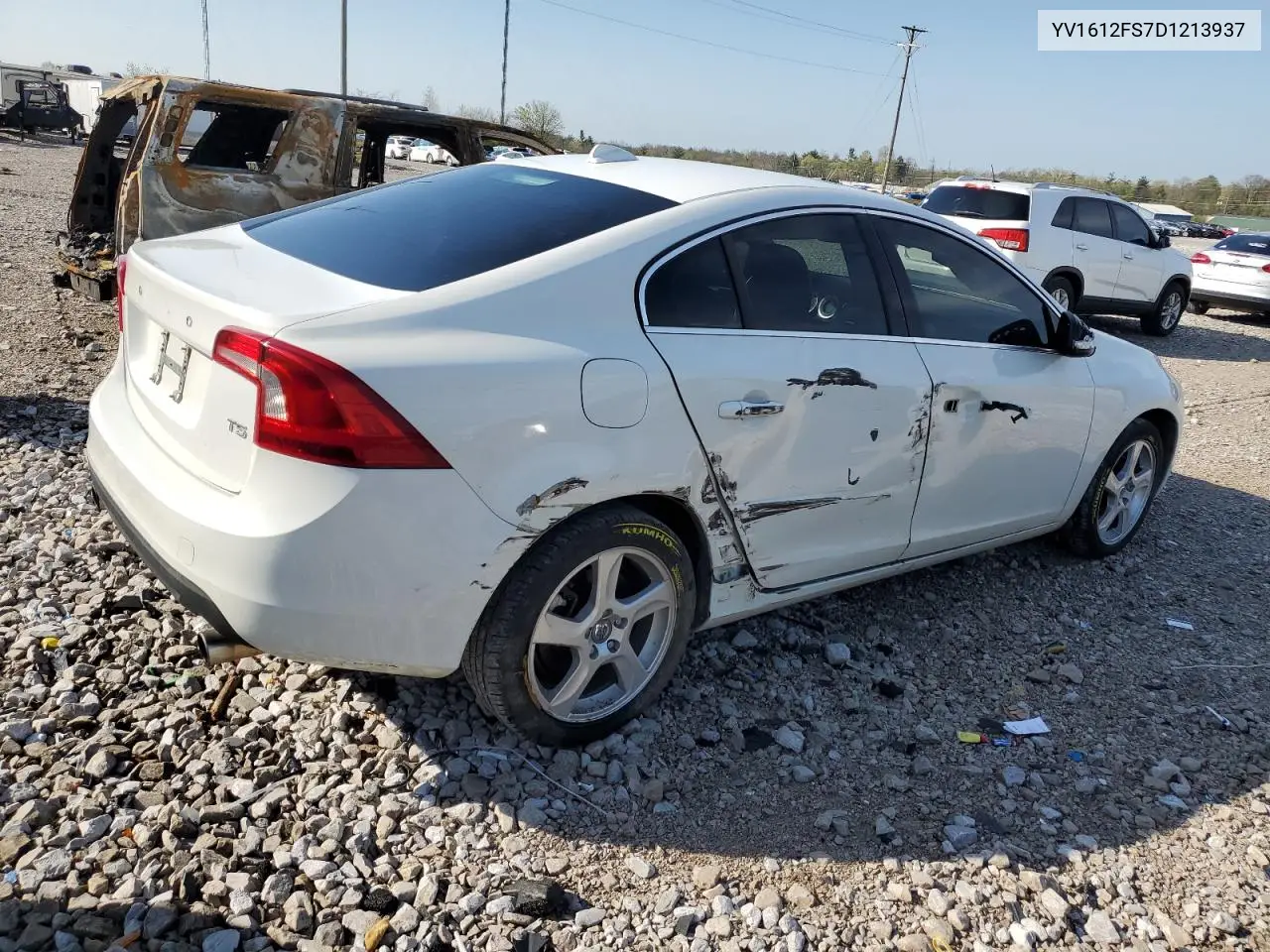 2013 Volvo S60 T5 VIN: YV1612FS7D1213937 Lot: 51942205