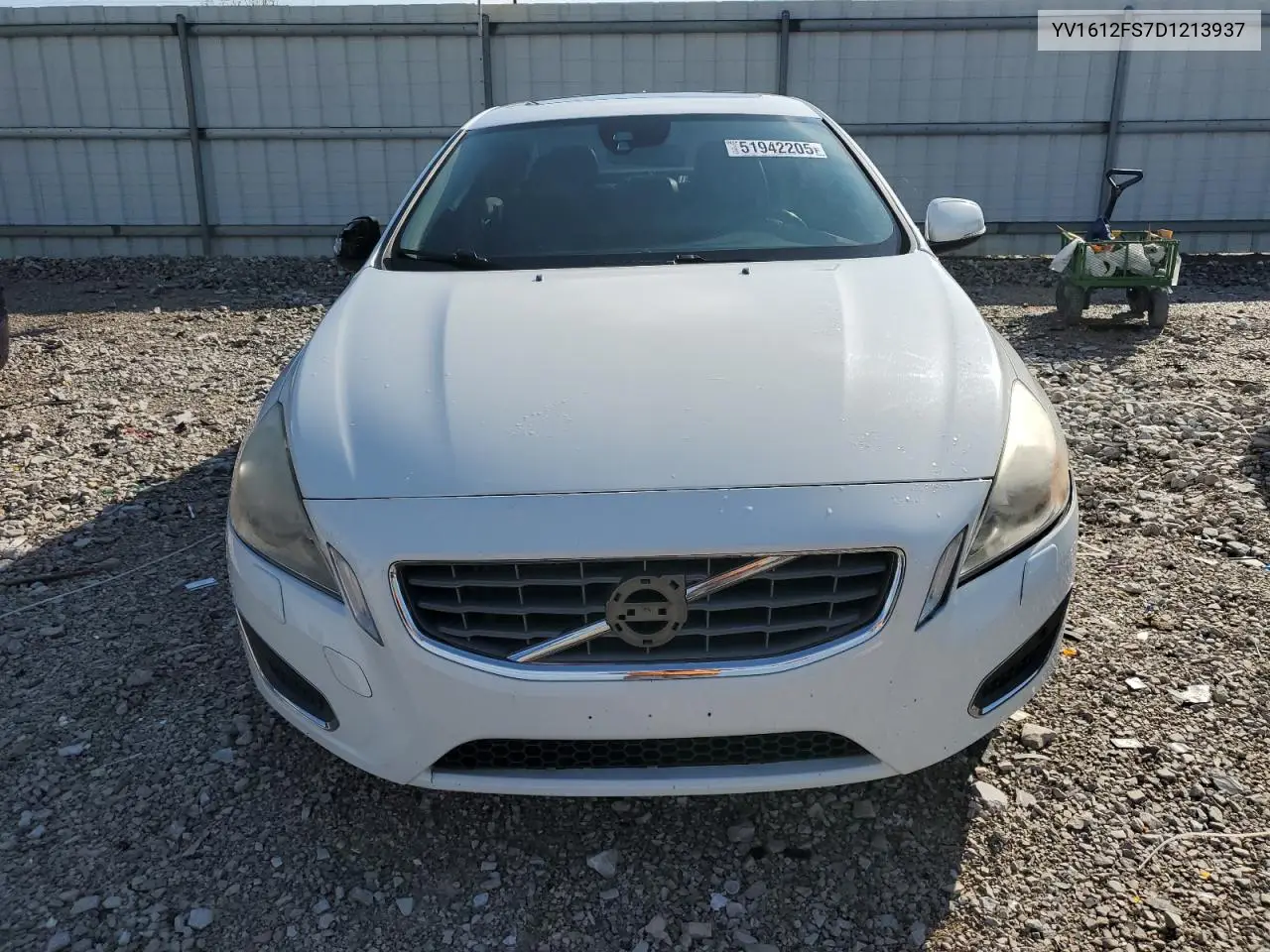 2013 Volvo S60 T5 VIN: YV1612FS7D1213937 Lot: 51942205