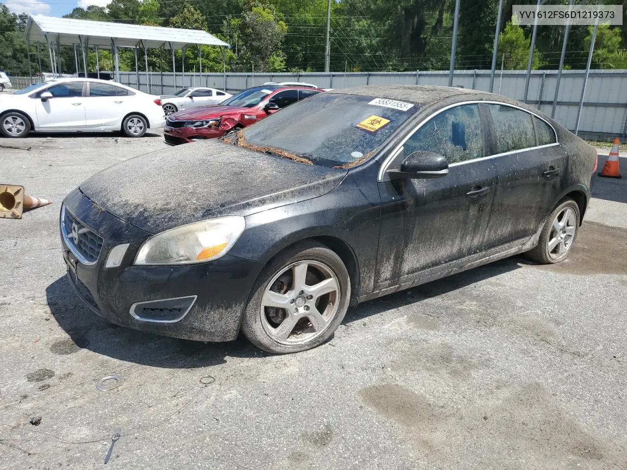 2013 Volvo S60 T5 VIN: YV1612FS6D1219373 Lot: 55831555