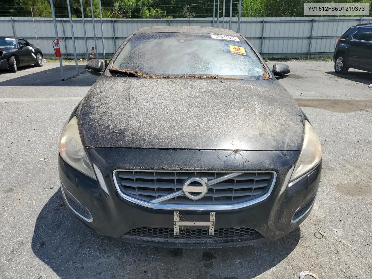 2013 Volvo S60 T5 VIN: YV1612FS6D1219373 Lot: 55831555