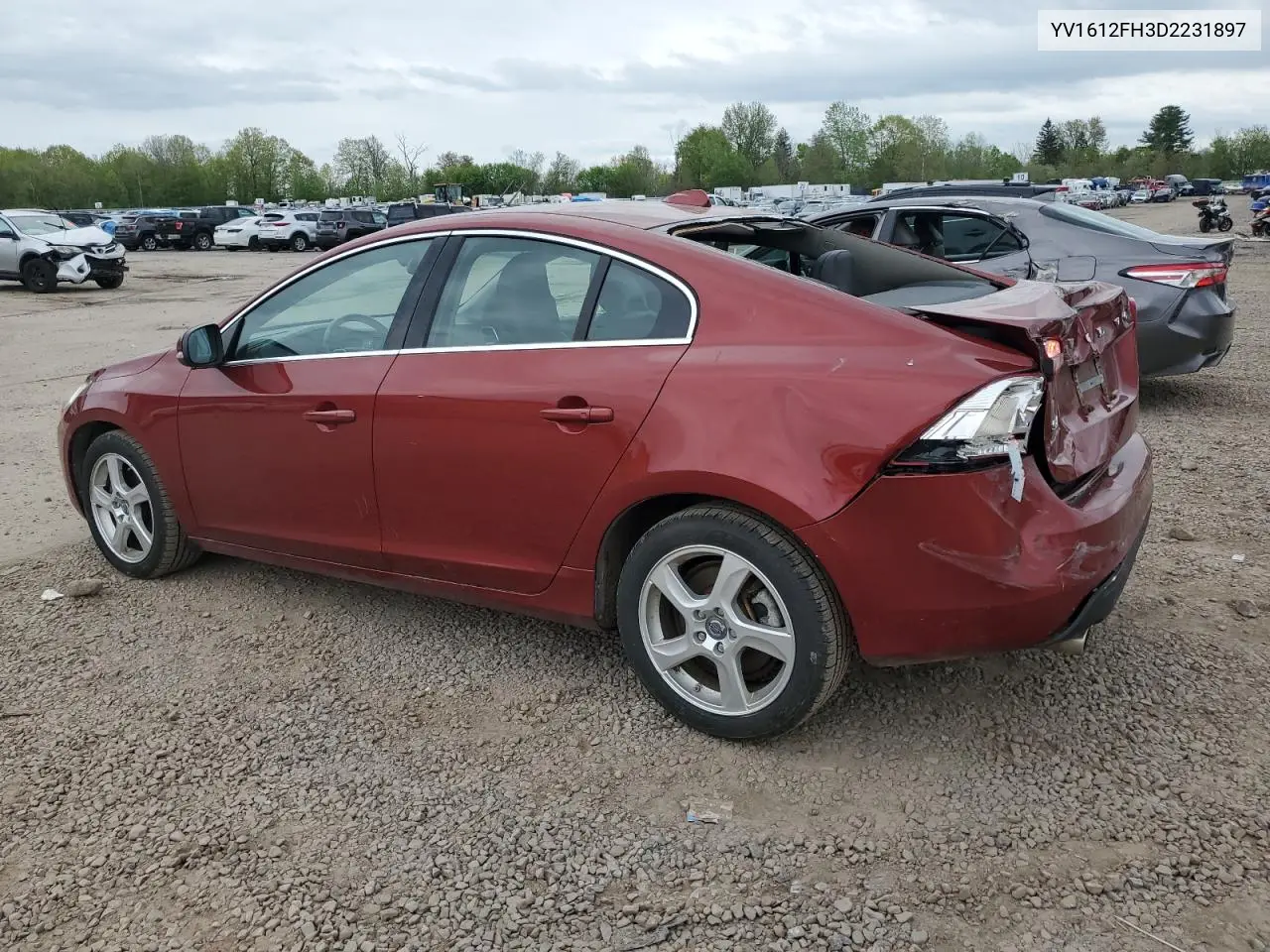 2013 Volvo S60 T5 VIN: YV1612FH3D2231897 Lot: 56180205