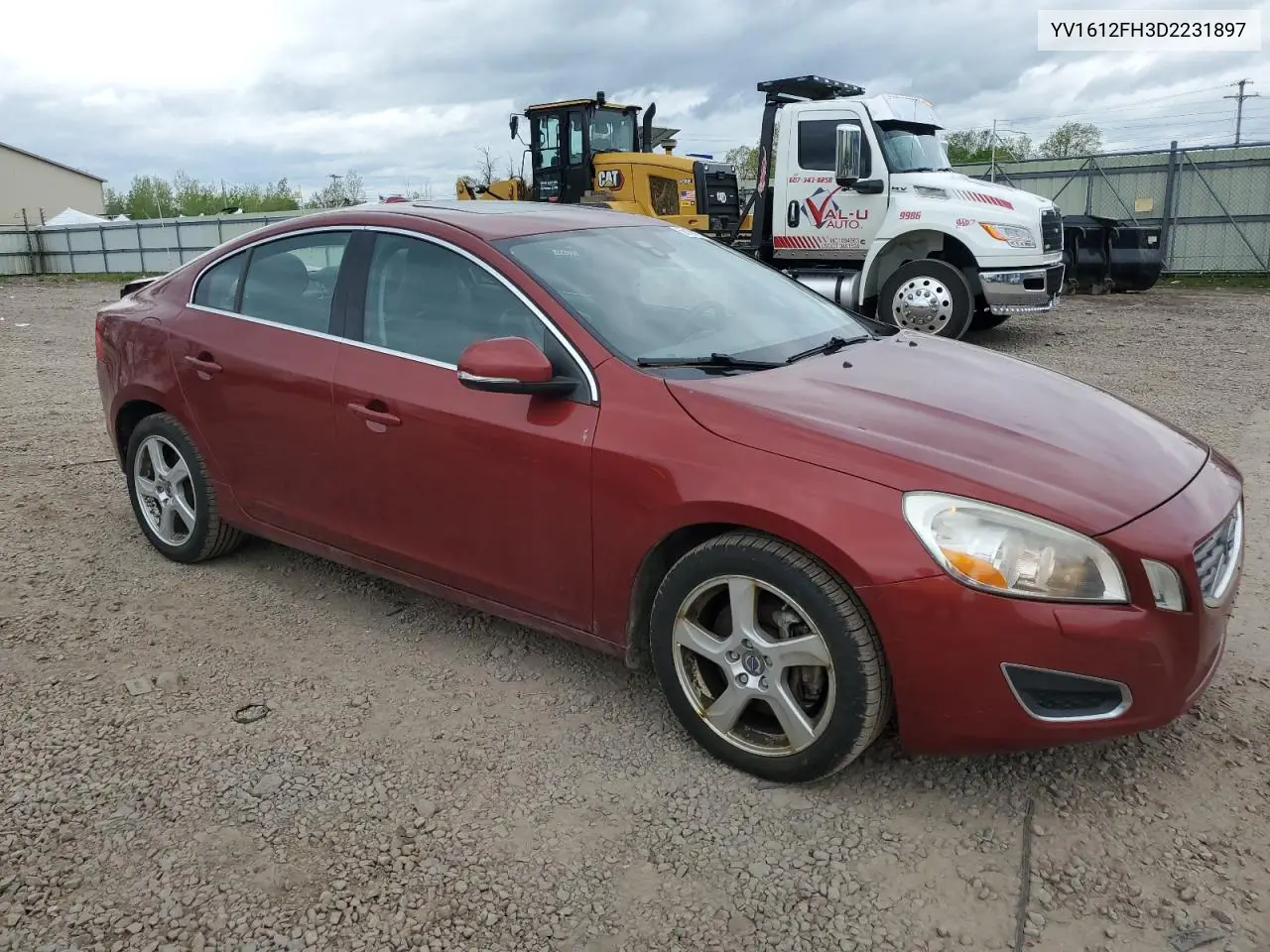 2013 Volvo S60 T5 VIN: YV1612FH3D2231897 Lot: 56180205