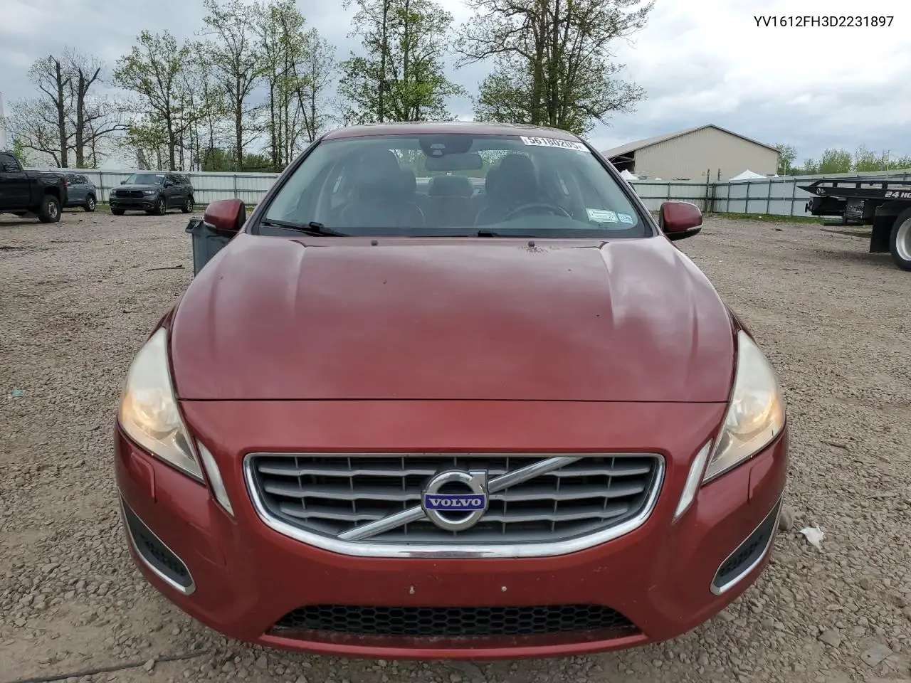 2013 Volvo S60 T5 VIN: YV1612FH3D2231897 Lot: 56180205