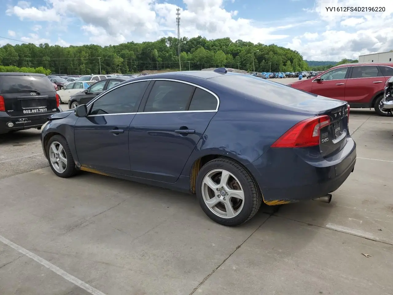 2013 Volvo S60 T5 VIN: YV1612FS4D2196220 Lot: 56190715