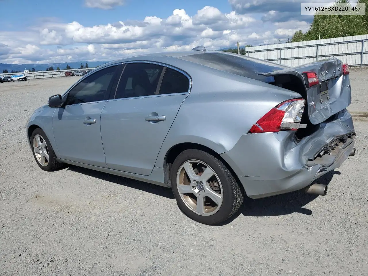 2013 Volvo S60 T5 VIN: YV1612FSXD2201467 Lot: 56395195