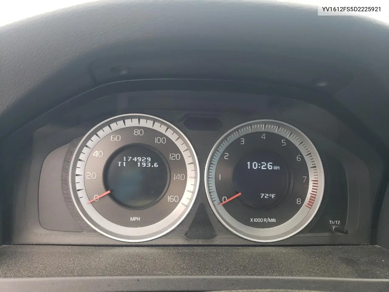 2013 Volvo S60 T5 VIN: YV1612FS5D2225921 Lot: 56541015