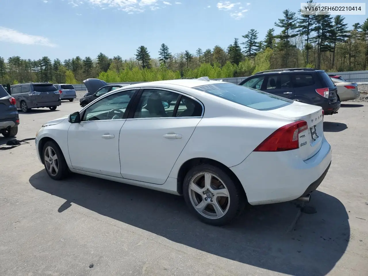 2013 Volvo S60 T5 VIN: YV1612FH6D2210414 Lot: 56641975