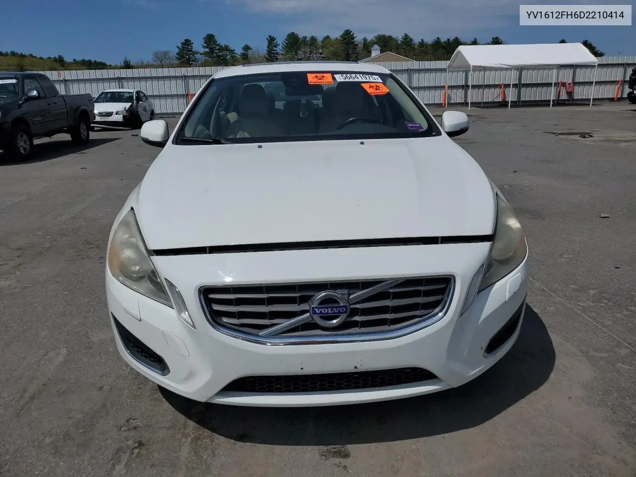 2013 Volvo S60 T5 VIN: YV1612FH6D2210414 Lot: 56641975
