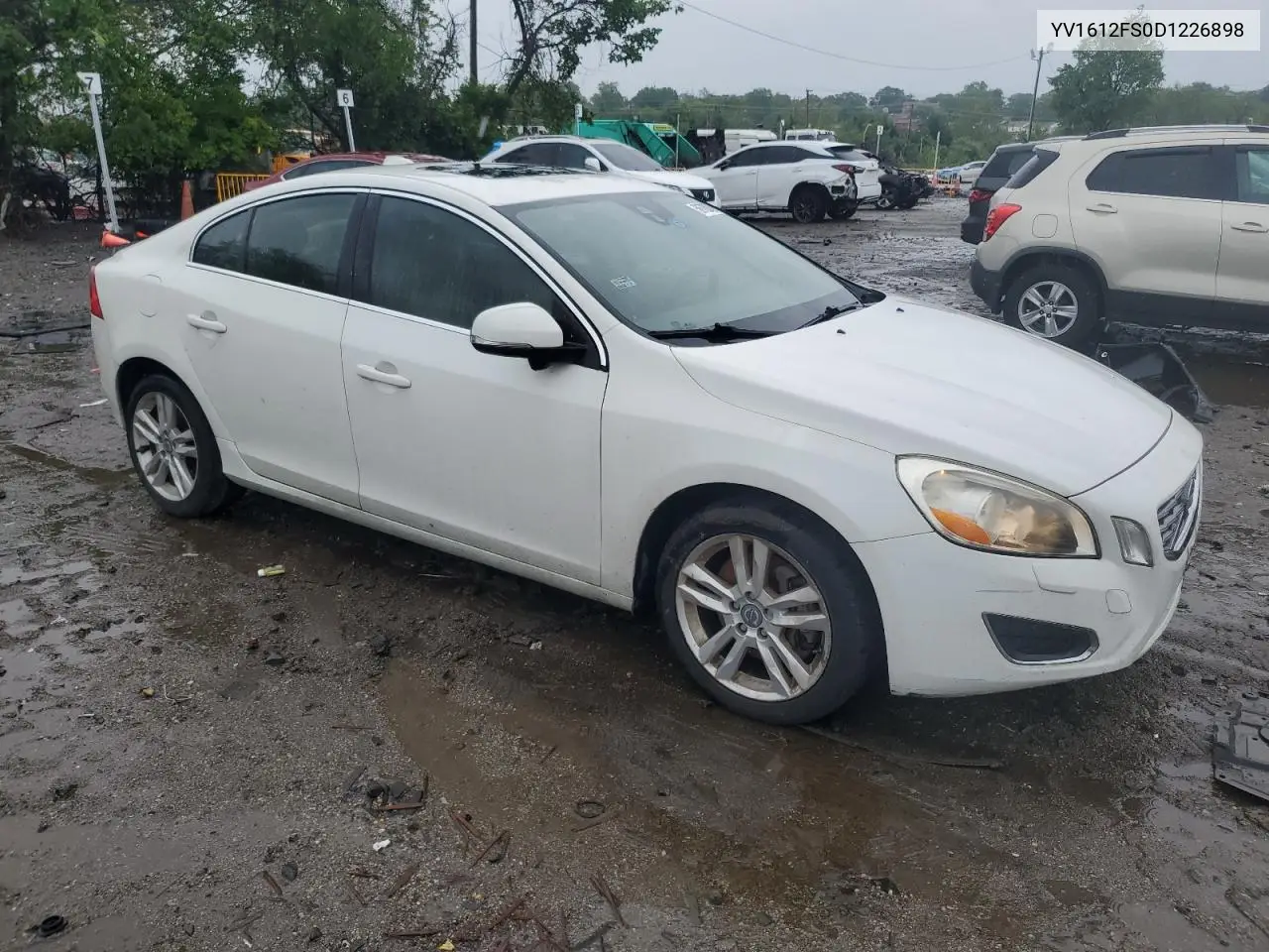 2013 Volvo S60 T5 VIN: YV1612FS0D1226898 Lot: 56700705