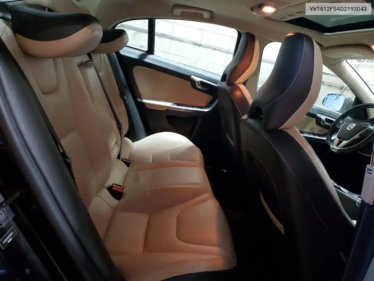 2013 Volvo S60 T5 VIN: YV1612FS4D2193043 Lot: 56729695