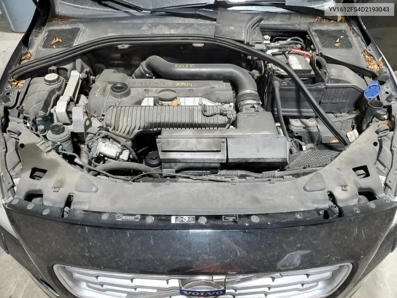 2013 Volvo S60 T5 VIN: YV1612FS4D2193043 Lot: 56729695