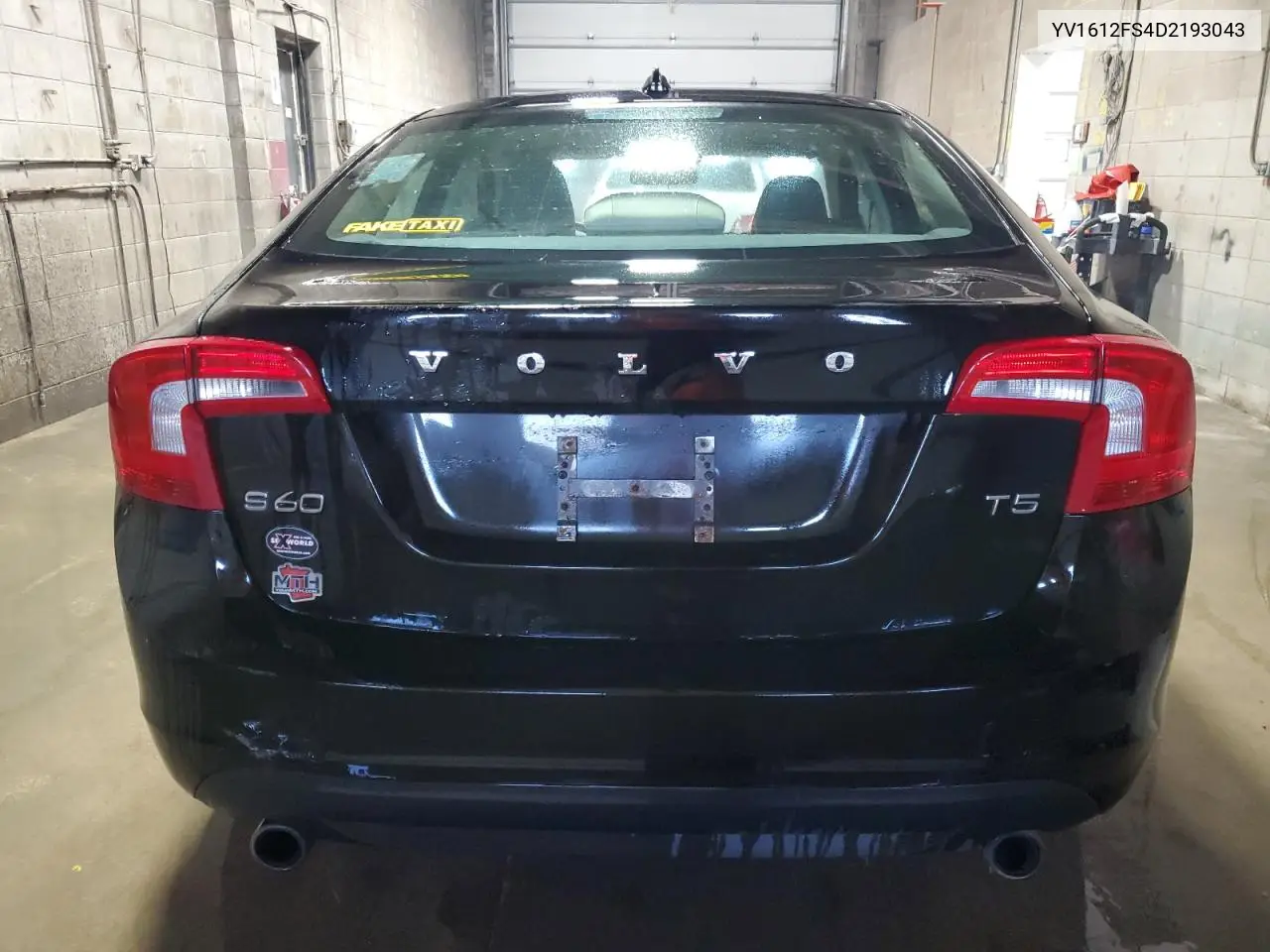2013 Volvo S60 T5 VIN: YV1612FS4D2193043 Lot: 56729695