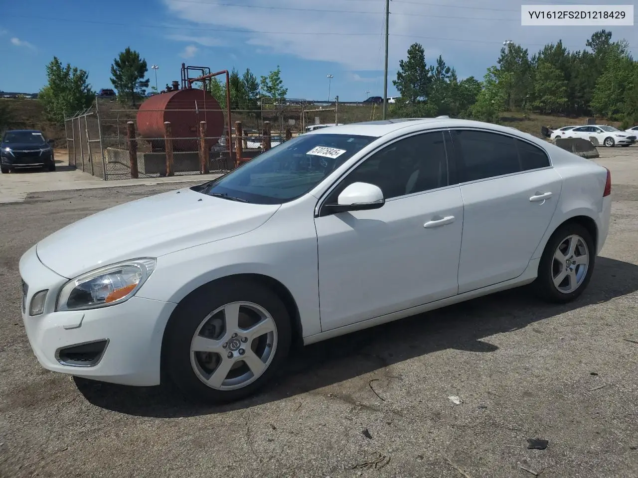 2013 Volvo S60 T5 VIN: YV1612FS2D1218429 Lot: 57075845