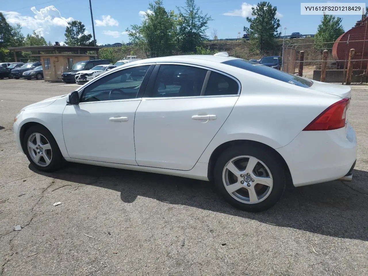 2013 Volvo S60 T5 VIN: YV1612FS2D1218429 Lot: 57075845