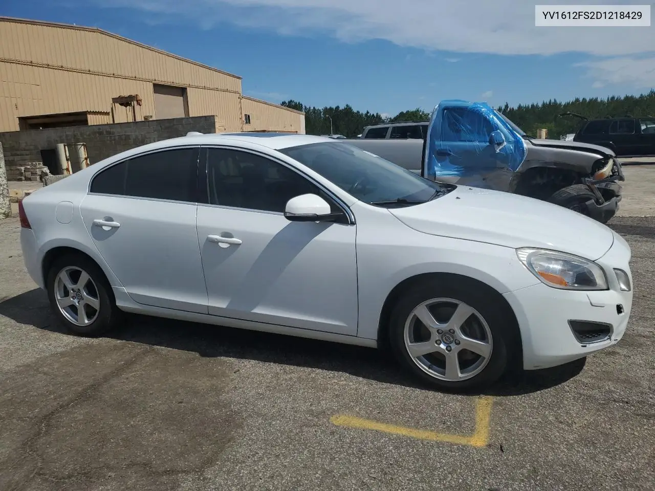 2013 Volvo S60 T5 VIN: YV1612FS2D1218429 Lot: 57075845