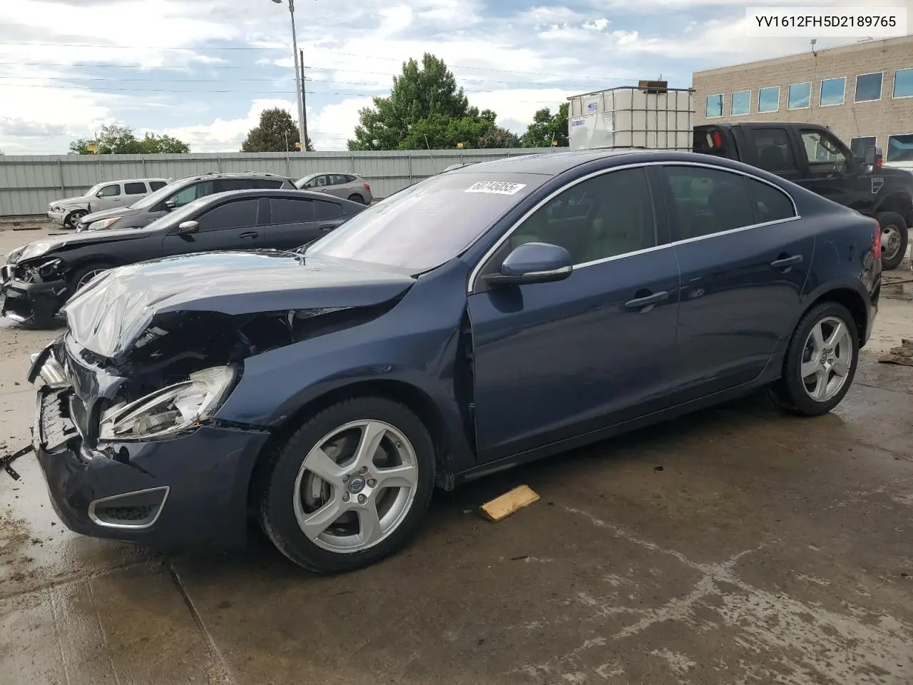 2013 Volvo S60 T5 VIN: YV1612FH5D2189765 Lot: 60745055