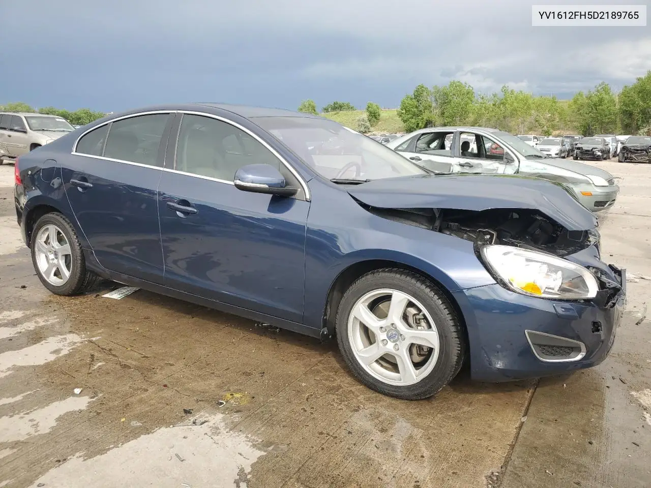 2013 Volvo S60 T5 VIN: YV1612FH5D2189765 Lot: 60745055