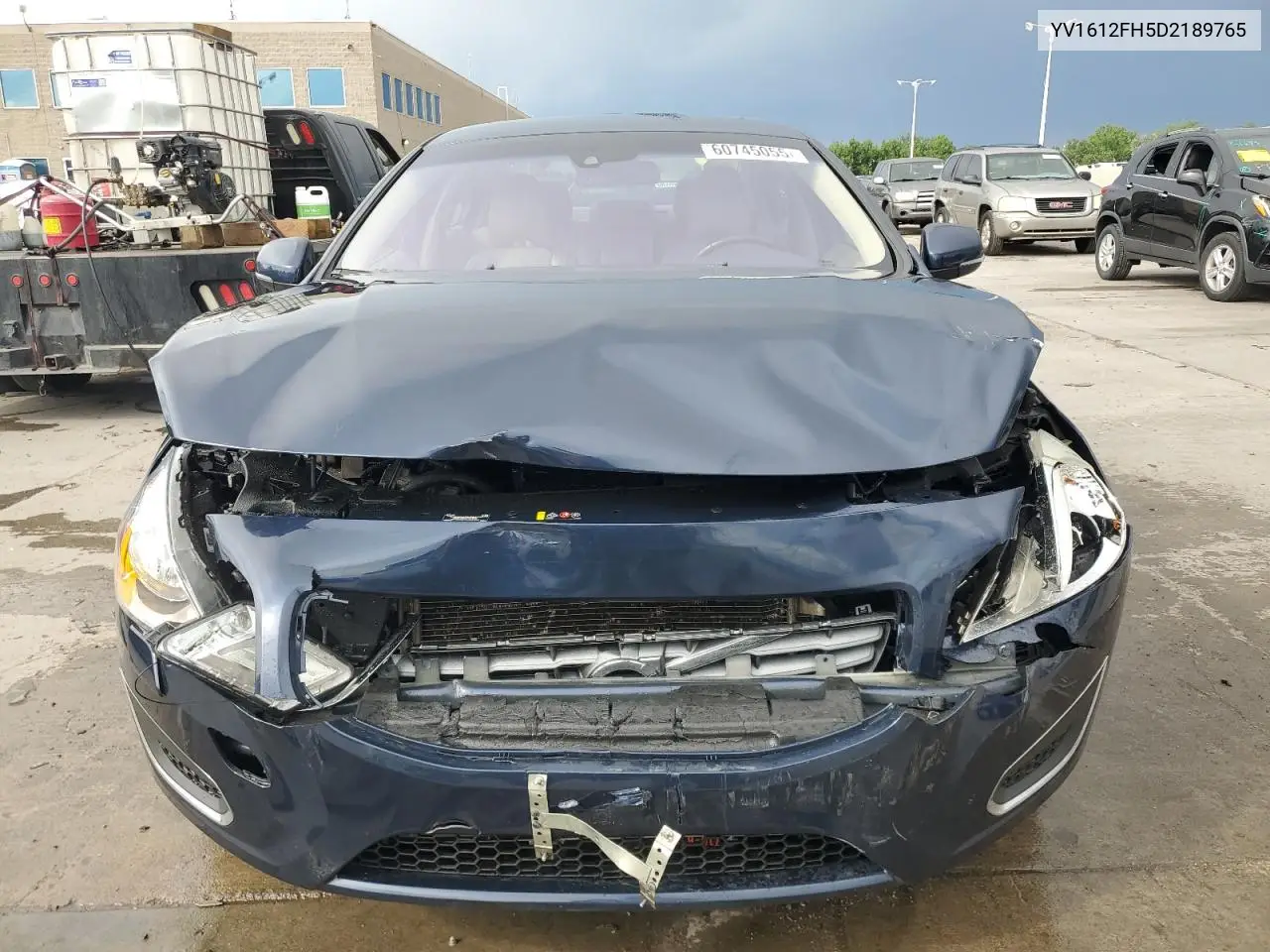 2013 Volvo S60 T5 VIN: YV1612FH5D2189765 Lot: 60745055