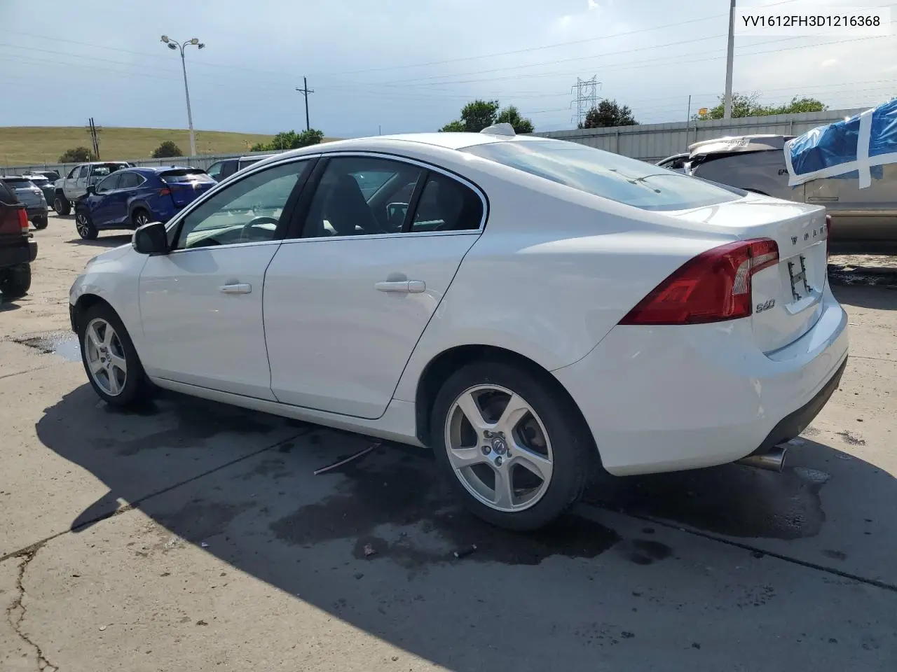 2013 Volvo S60 T5 VIN: YV1612FH3D1216368 Lot: 61747735