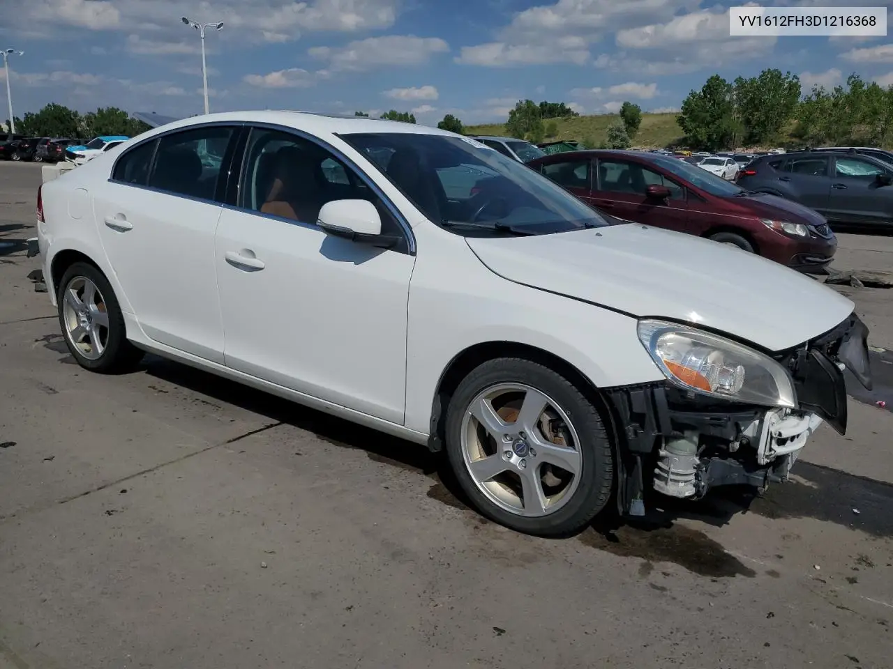 2013 Volvo S60 T5 VIN: YV1612FH3D1216368 Lot: 61747735