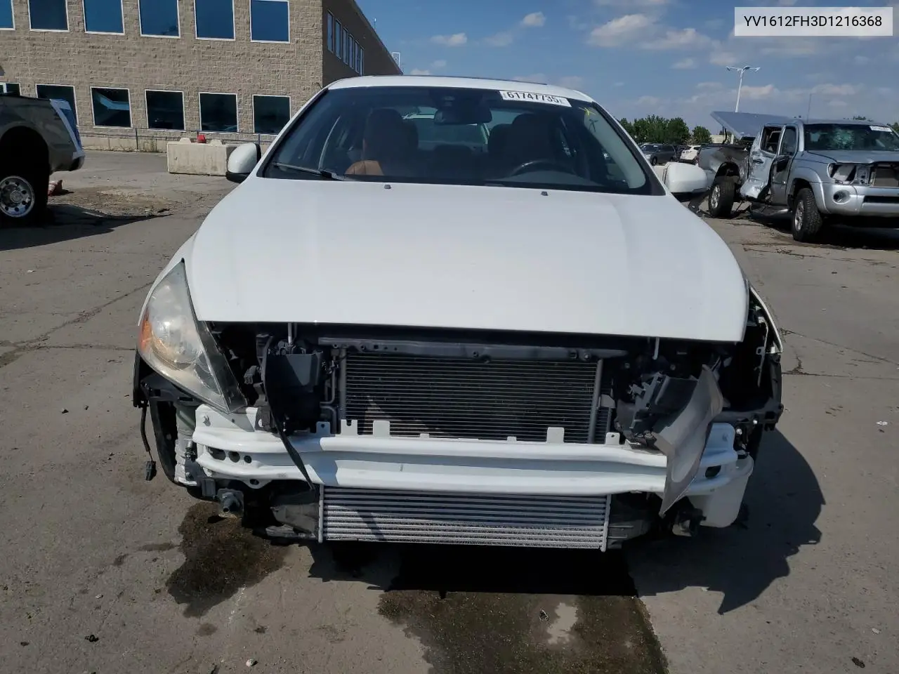 2013 Volvo S60 T5 VIN: YV1612FH3D1216368 Lot: 61747735